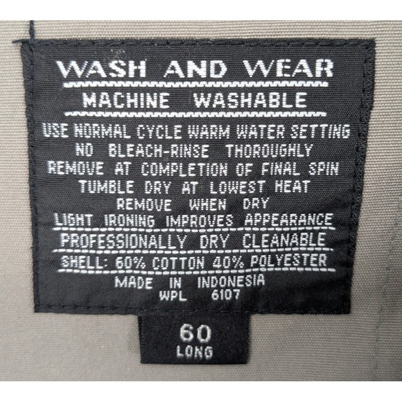 Mens THE ALL WEATHER COAT SIZE 60L  Trench-Taupe-Termo-Lite Zip Quilted Liner - Picture 14 of 14